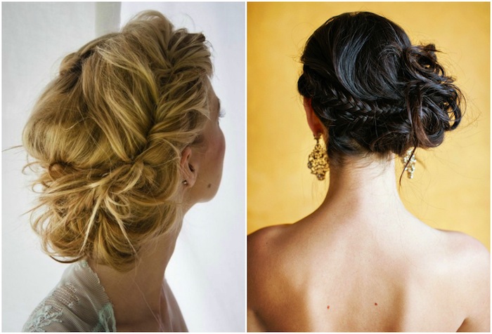 messy wedding updos