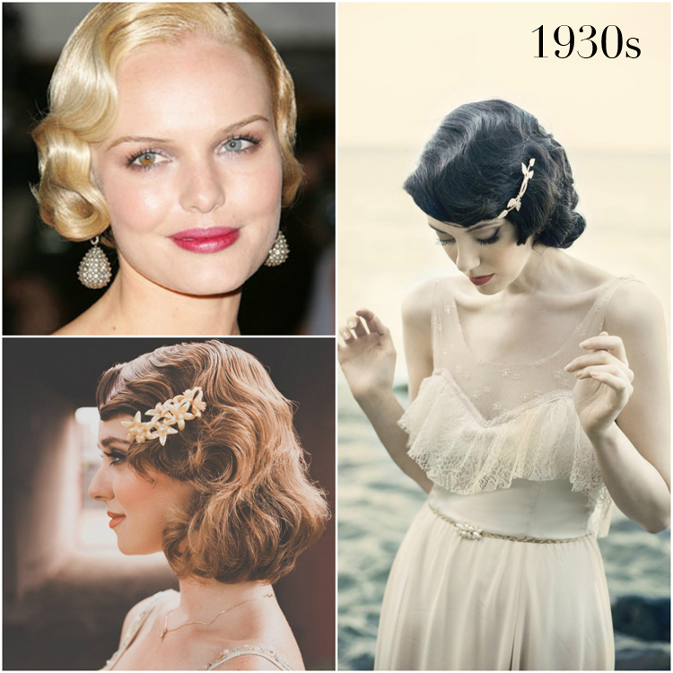 Vintage discount hairstyles wedding