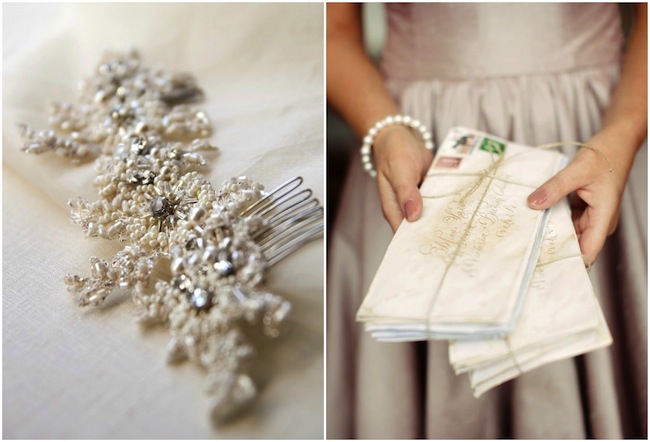 Subtle Shimmer | Champagne and silver wedding