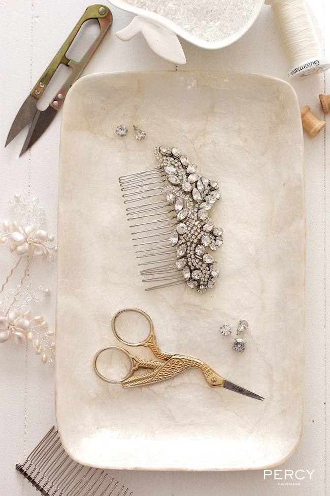Starry Eyed | A pretty rhinestone hair comb