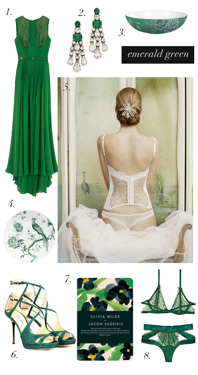 Glorious Green | Emerald green wedding inspiration