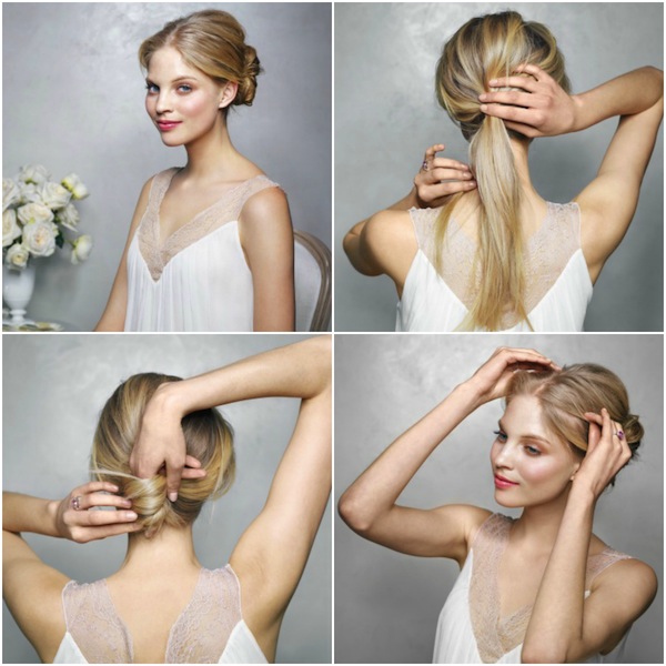 Wedding hair tutorials - French Twist