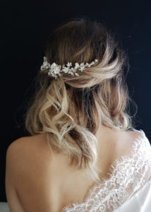 How to accessorise a lace wedding dress 21