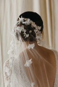 How to accessorise a lace wedding dress 4