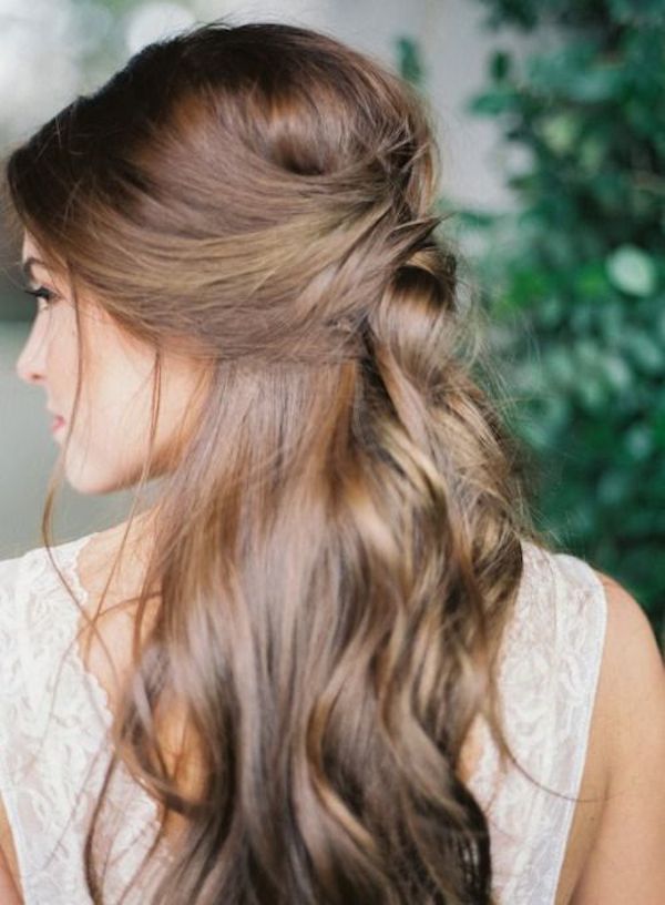 Half up wedding hairstyles 12