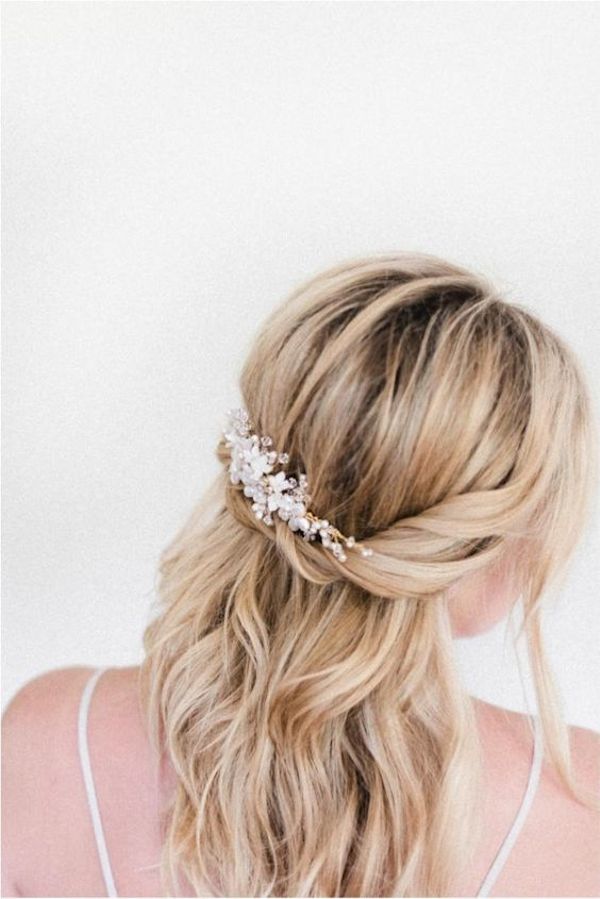 Half up wedding hairstyles 14