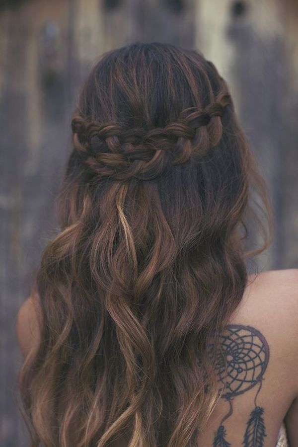 Half up wedding hairstyles 17