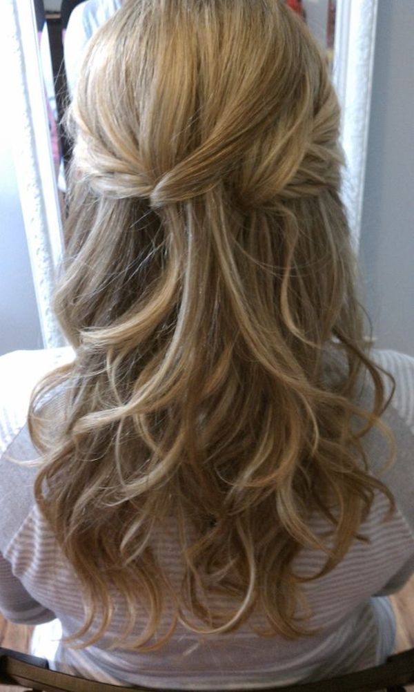 Half up Hair  17 Half Up Wedding Hairstyles - TANIA MARAS 