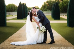 Bride Viviane wears a bespoke floral crown 3