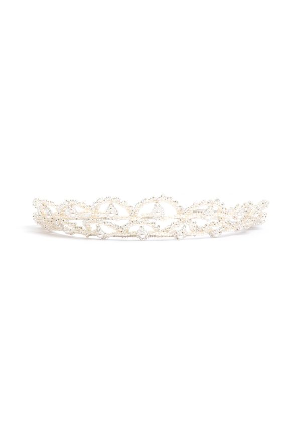 CHANTILLY ivory wedding crown 9