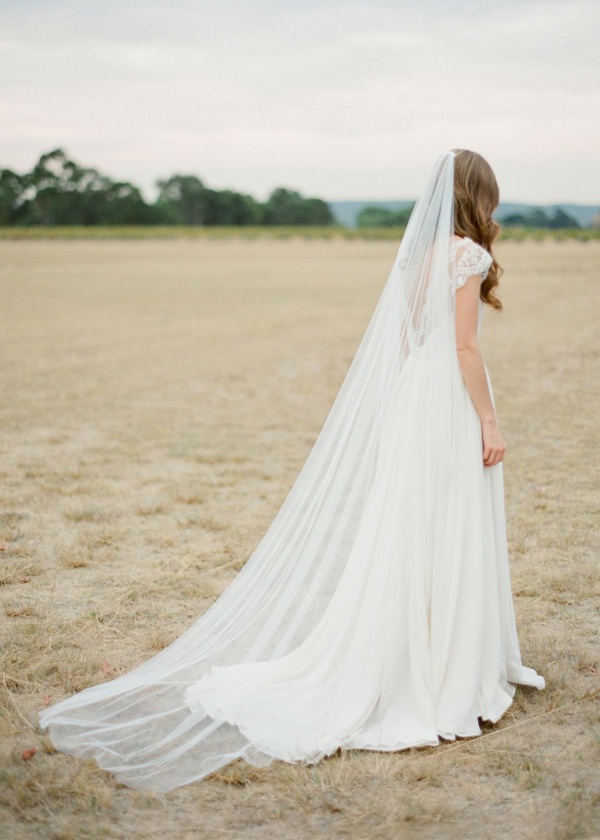 DAHLIA Chapel Length Bridal Veil 3