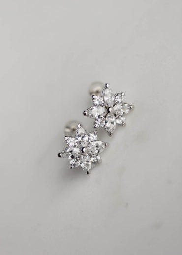ELIZA crystal stud earrings 4
