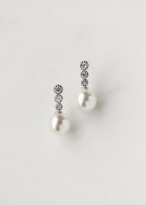 FLYNN pearl bridal earrings 1
