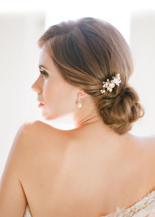 LOURDES Pearl Bridal Earrings 2