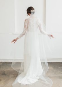 ROSELLA chapel veil with blusher