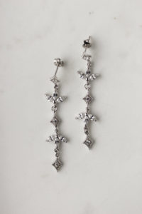 XAVIER crystal drop earrings 1