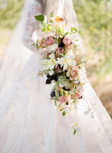 AMORA wedding veil with blusher