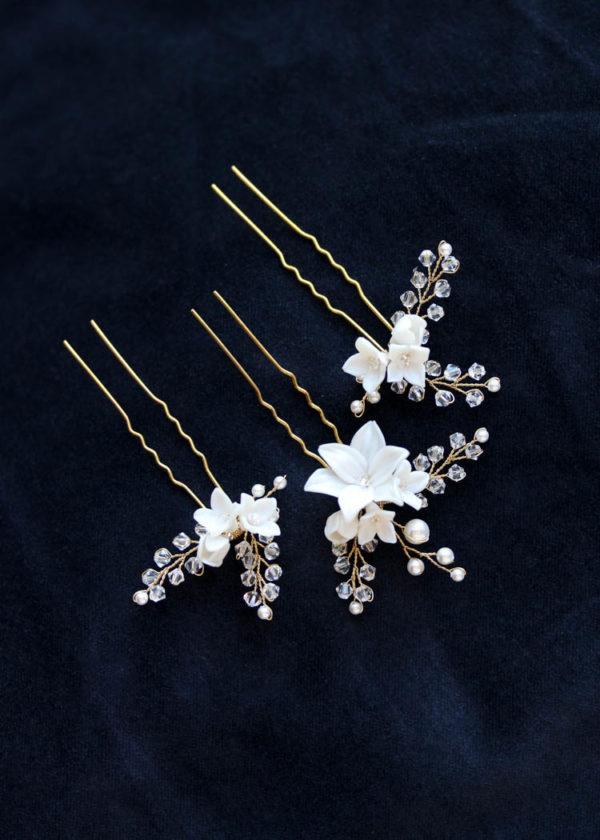 BRIAR-ROSE bridal hair pins in gold 3_3