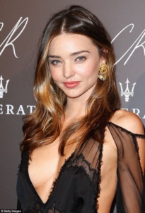 Heart face Miranda Kerr