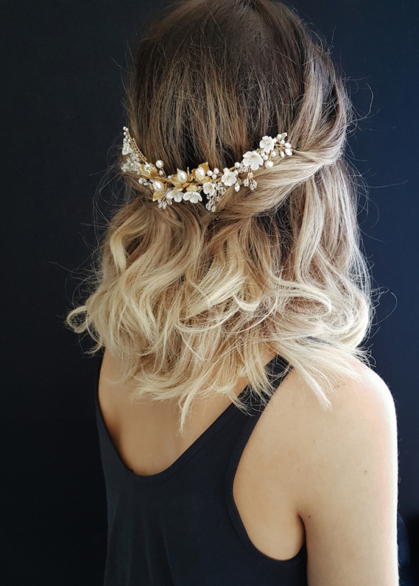 bridal headpieces for updos