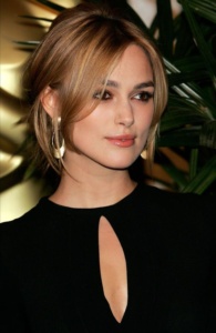 Square face Keira Knightley