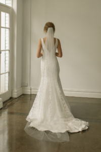 WYNTER Chapel Length Wedding Veil 8