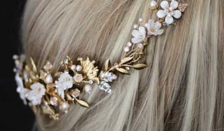 Bespoke For Saba A Gold Wedding Halo For Saba 2