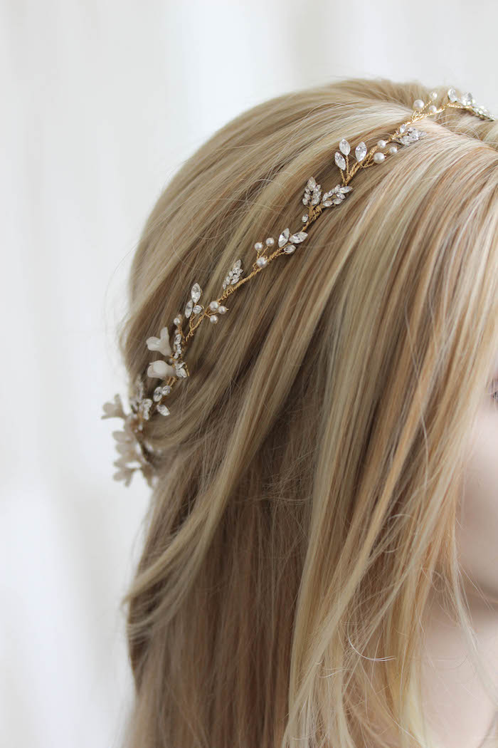 For the love of mixed metals | Boho bridal headpiece 2
