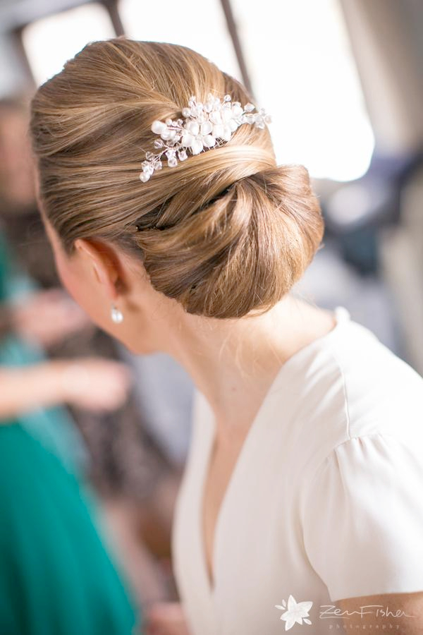 Chic Chignon  How to style the modern chignon wedding 