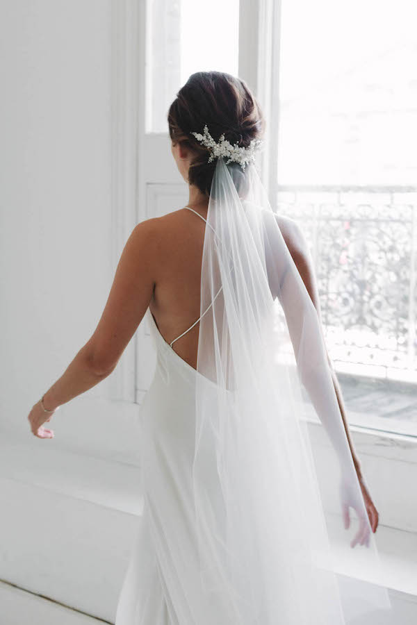 Low set wedding updos for wedding veils 14