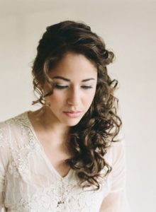 Naturally curl wedding hairstyles