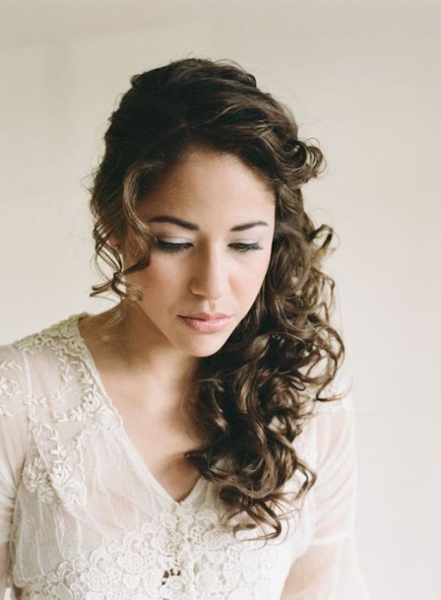 Untamed Tresses Naturally Curly Wedding Hairstyles