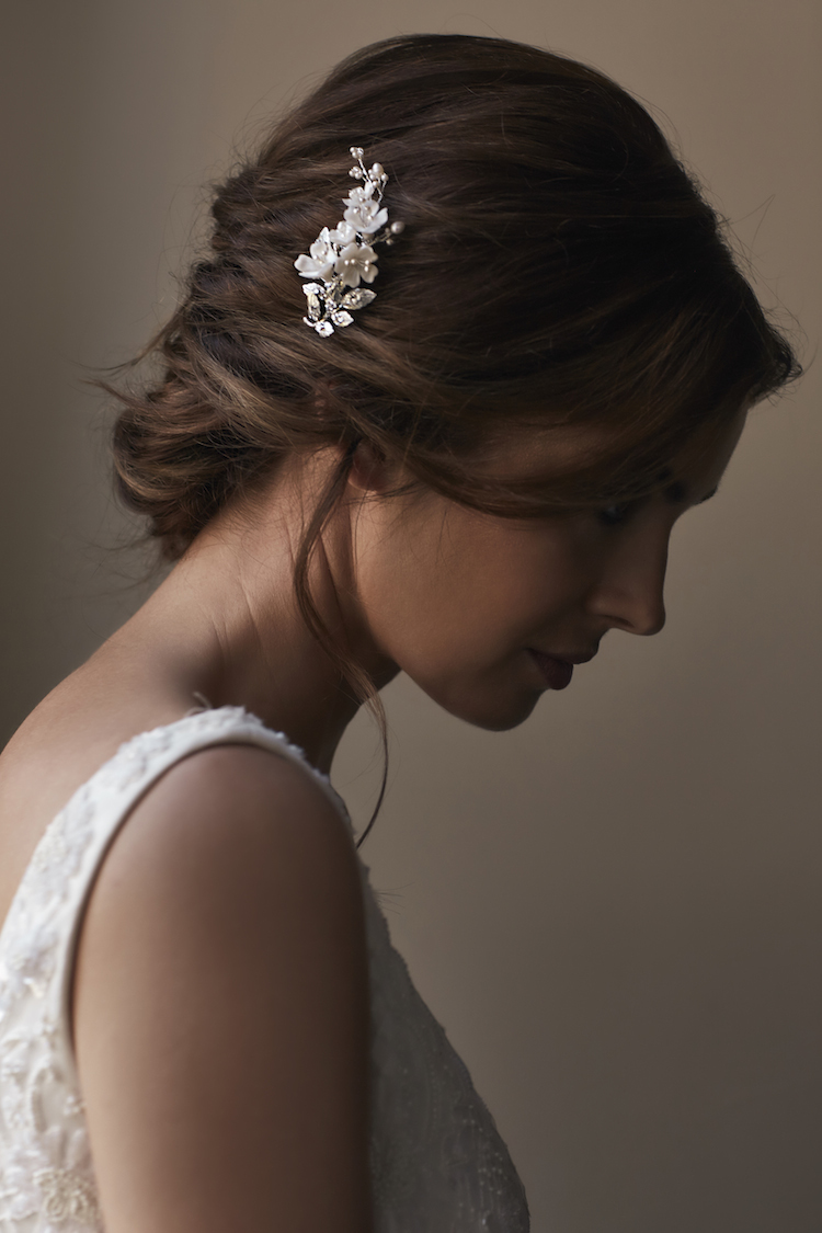 marquise | side wedding comb
