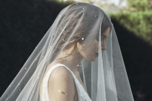 THEODORE pearl chapel wedding veil 15