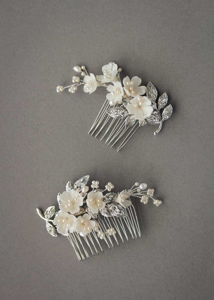 A Gift with Love | A bespoke antique silver wedding comb for bride Anna
