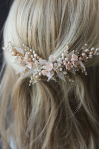 BESPOKE for Georgina_gold Jasmine with blush flowers and pearls 5