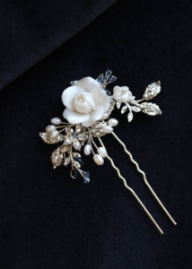 BESPOKE for Patricia_Maybelle hair pin with pearl branches 1