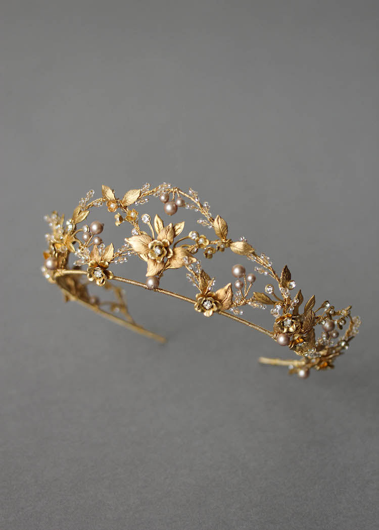 Fit for a Queen | A bespoke gold wedding crown for Alexandra