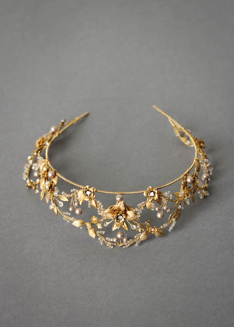 Fit for a Queen | A bespoke gold wedding crown for Alexandra