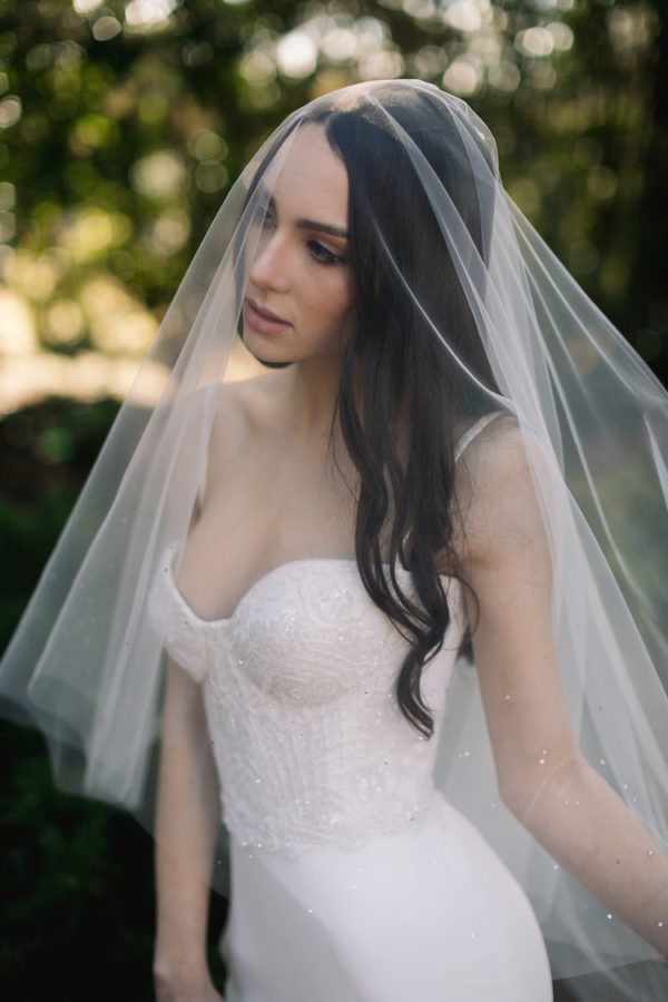 ETOILE crystal wedding veil 2