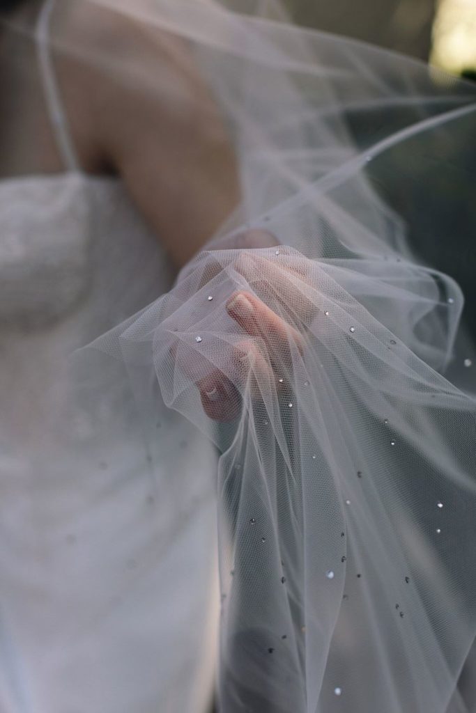 ETOILE crystal wedding veil 3