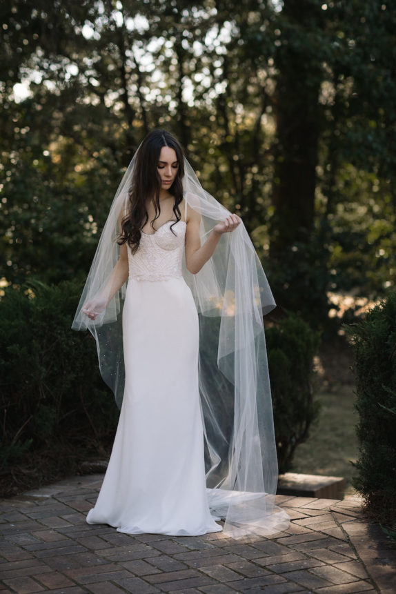 ETOILE crystal wedding veil 4