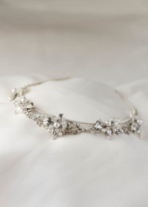 FLEUR delicate silver bridal crown 8
