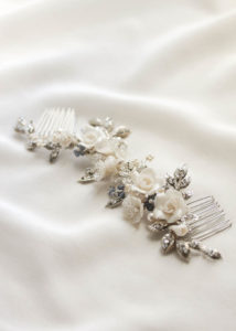 FONTAINE silver floral bridal headpiece 4