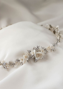 GABRIEL floral wedding crown 4