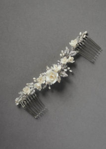 VERSE floral bridal hair comb 5