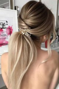 2018 wedding hairstyles_ponytail 2