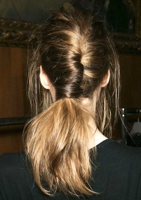 French twist half updo