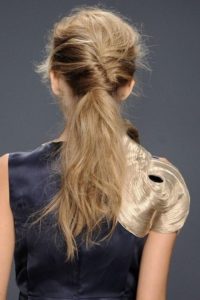 French twist pony tail - wedding hairstyles