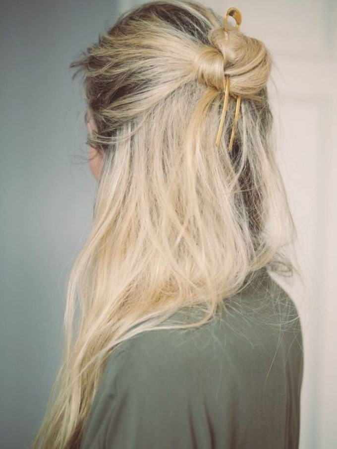 Soft Tendrils | Wedding half updo styles we are coveting right now
